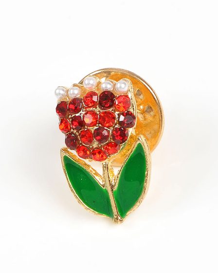 Brosa martisor lalea rosie