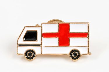 Brosa martisor masina ambulanta