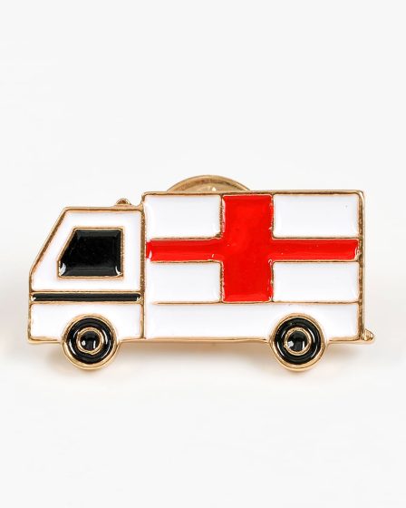 Brosa martisor masina ambulanta