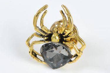 Brosa martisor paianjen cu piatra gri