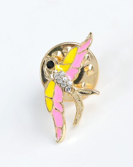 Brosa martisor pasare multicolora