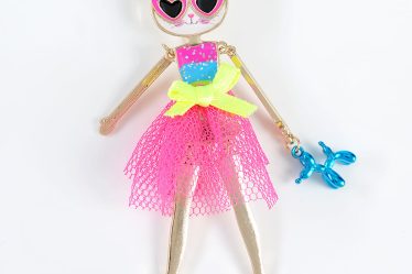 Brosa martisor pisica cocheta