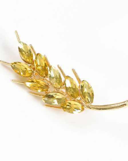 Brosa martisor spic auriu