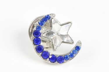 Brosa martisor stea si semiluna