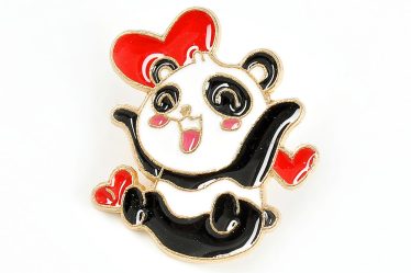 Brosa martisor ursulet cu inima