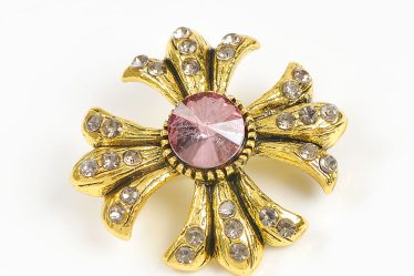 Brosa martisor vintage cu pietre