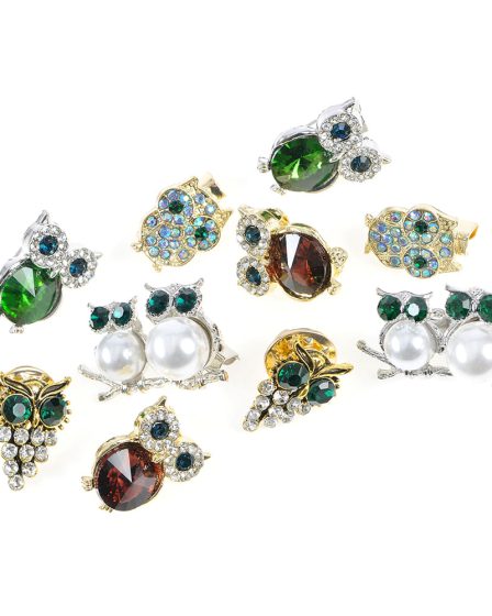 Set 10 brose martisor bufnite