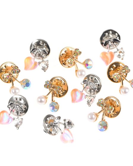 Set 10 brose martisor cirese multicolore