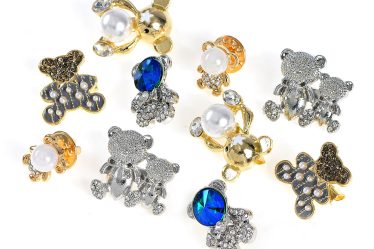 Set 10 brose martisor cu ursuleti