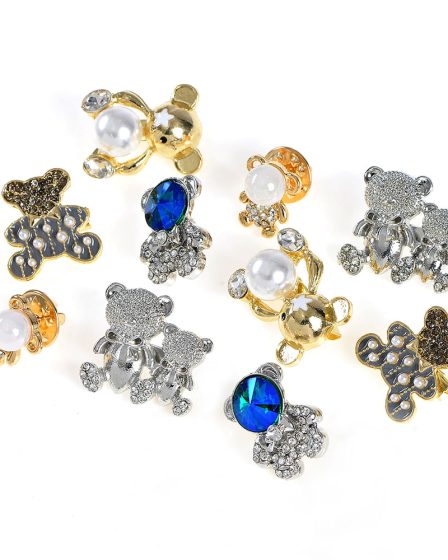 Set 10 brose martisor cu ursuleti