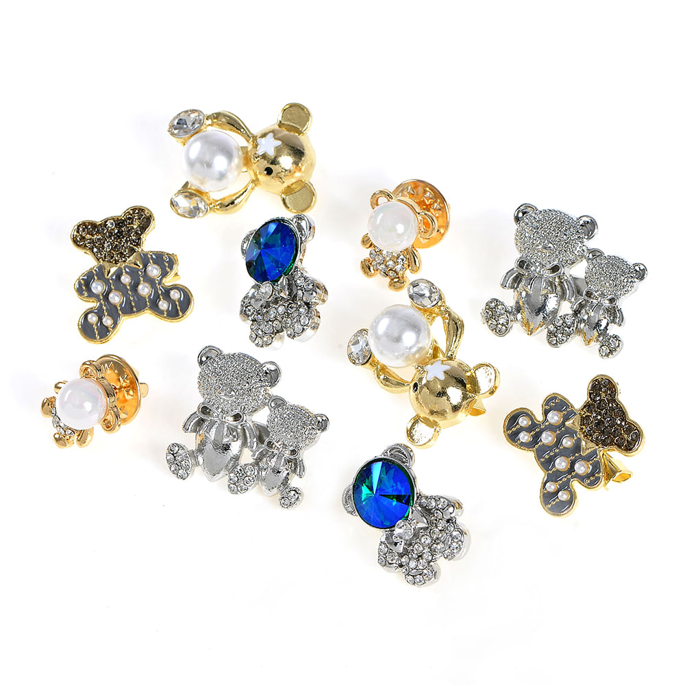 Set 10 brose martisor cu ursuleti