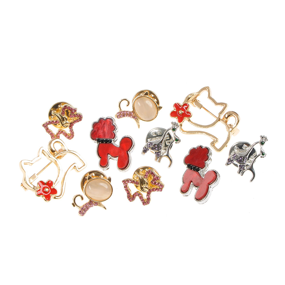 Set 10 brose martisor forme animale