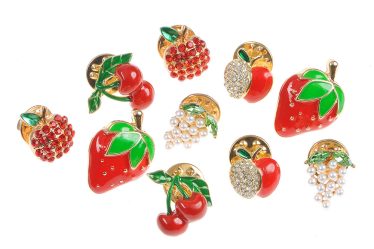 Set 10 brose martisor fructe