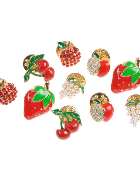 Set 10 brose martisor fructe