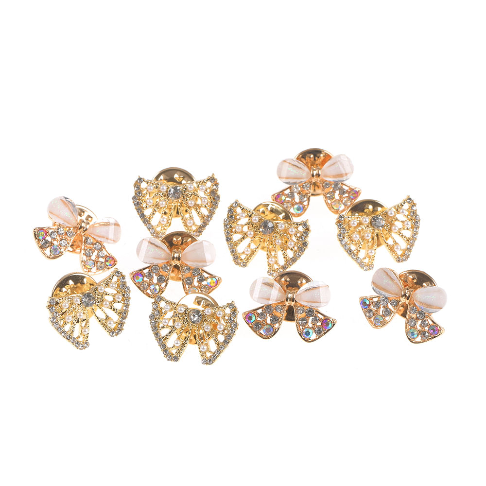 Set 10 brose martisor funde cu pietre colorate