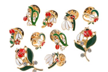 Set 10 brose martisor ghiocei