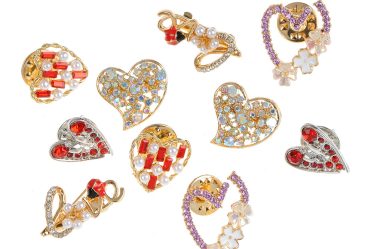 Set 10 brose martisor inima