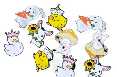 Set 10 brose martisor pentru copii