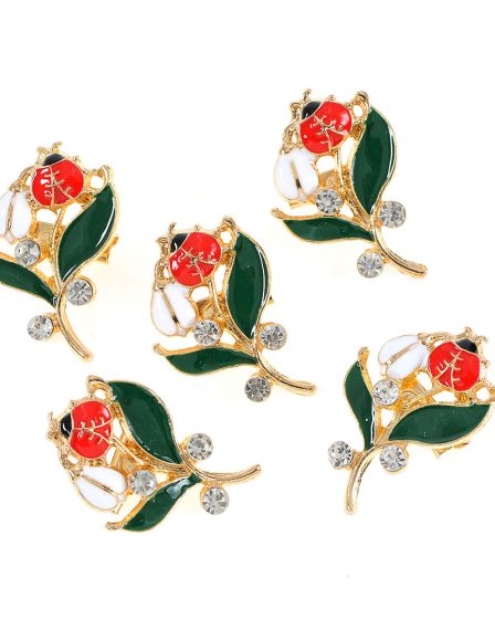 Set 5 brose martisor cu ghiocei