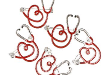 Set 5 brose martisor stetoscop