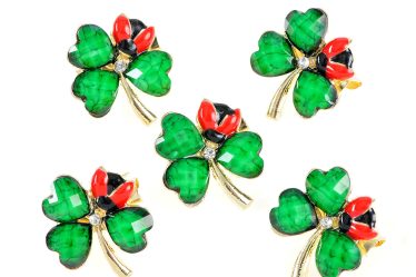 Set 5 brose martisor trifoi norocos