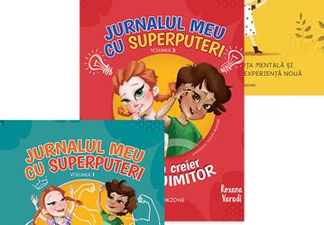 Pachet Jurnalul meu cu superputeri + Dezvoltare personală pe înțelesul copiilor I