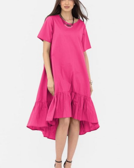 Rochie A-line din poplin