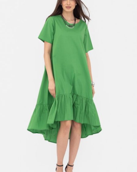 Rochie A-line din poplin