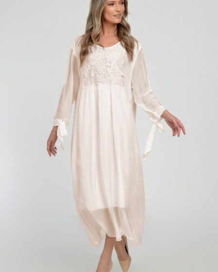 Rochie bej lunga