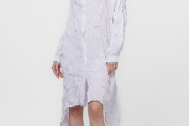 Rochie camasa creponata