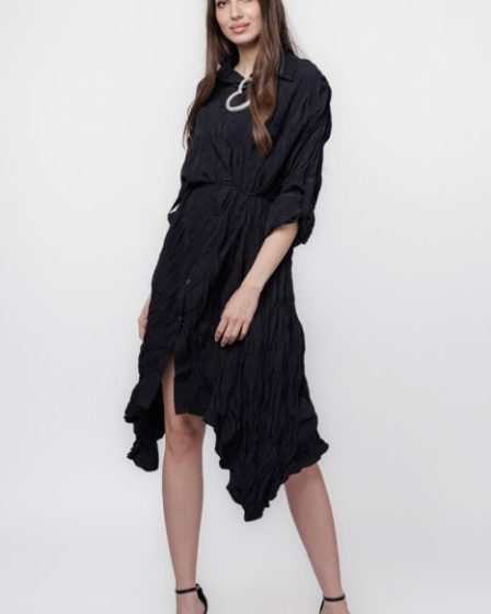 Rochie camasa creponata
