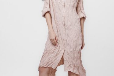 Rochie camasa creponata