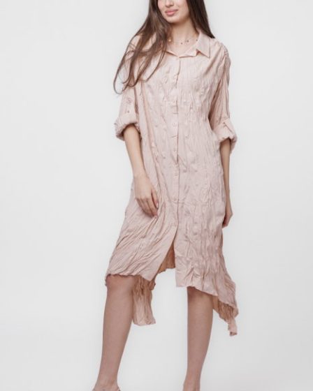 Rochie camasa creponata