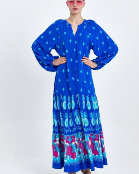 Rochie camasa cu imprimeu