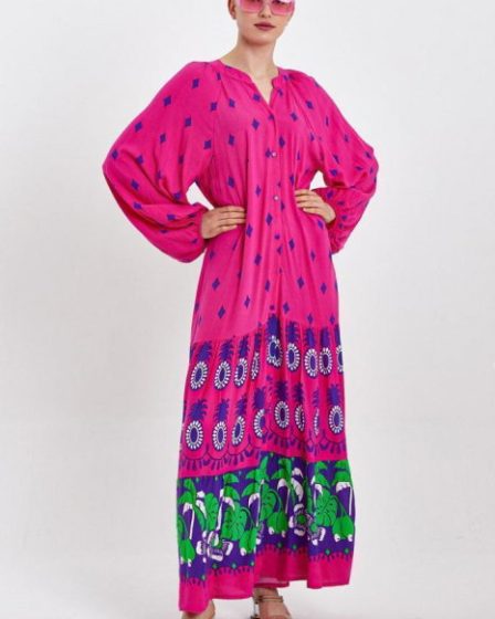 Rochie camasa cu imprimeu