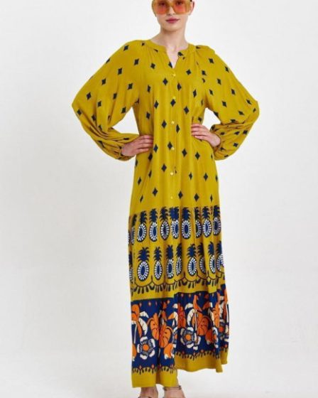 Rochie camasa cu imprimeu