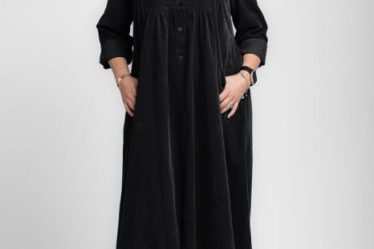 Rochie camasa din catifea reiata