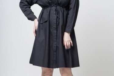 Rochie camasa din poplin satinat