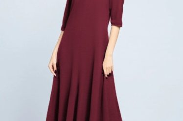 Rochie cambrata din tricot de vascoza