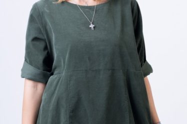 Rochie din catifea reiata