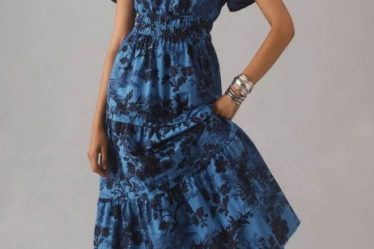 Rochie din poplin de bumbac