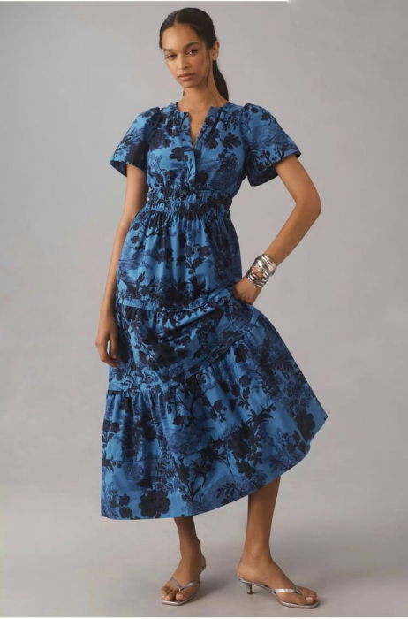 Rochie din poplin de bumbac