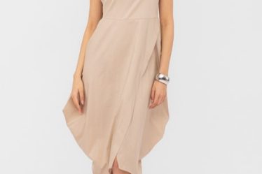 Rochie din poplin de bumbac petrecuta