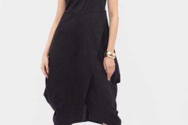 Rochie din poplin de bumbac petrecuta