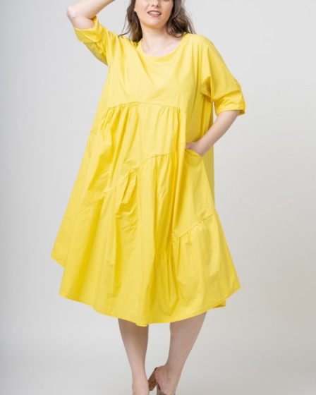 Rochie galbena oversize