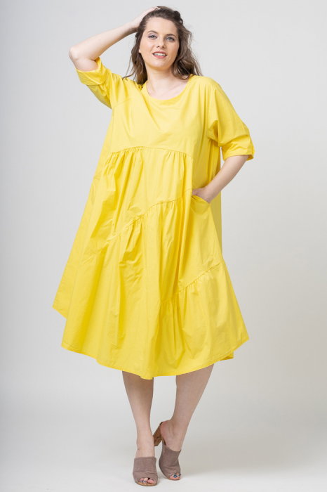 Rochie galbena oversize