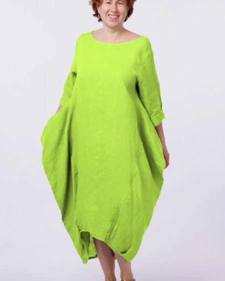 Rochie lalea in colturi