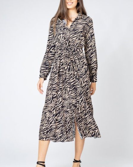Rochie lunga animal print