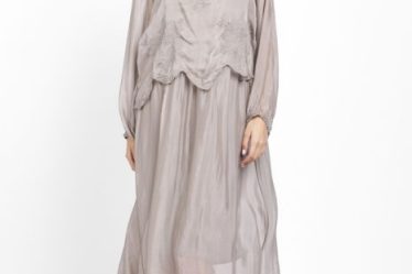 Rochie lunga bej