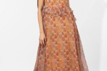 Rochie lunga diafana